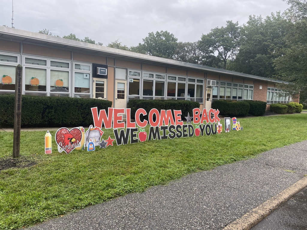 welcome back sign