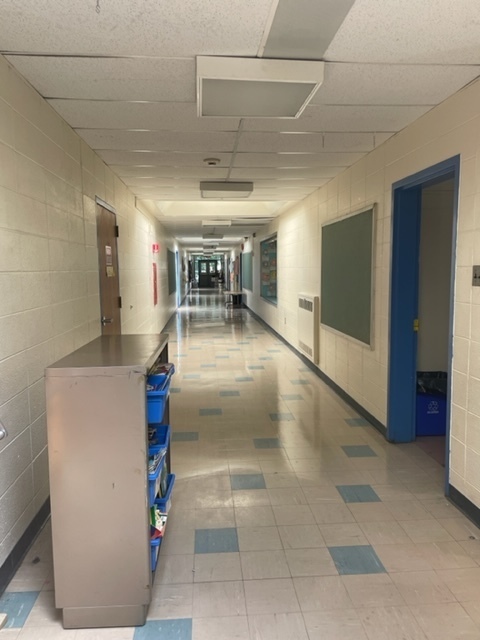 Empty halls waiting for our children to return 