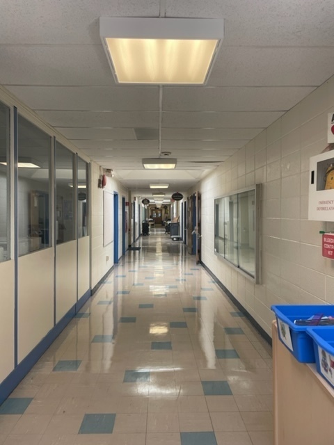 Empty halls waiting for our children to return 