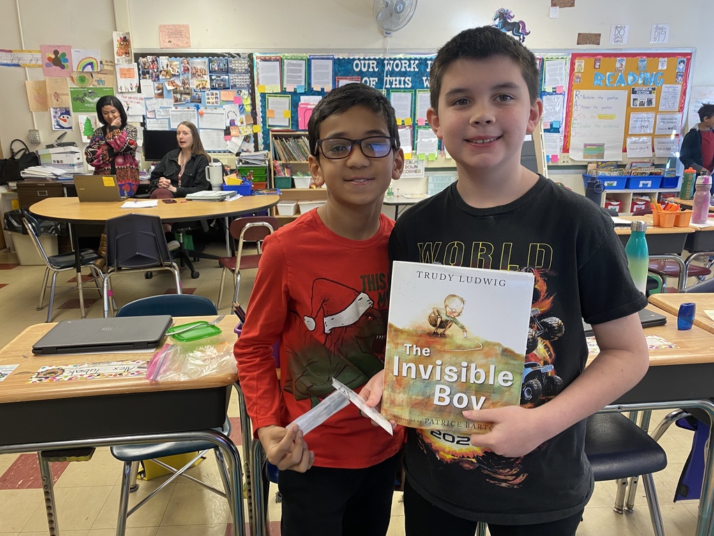 Our 4th graders collaborated and spoke about The Invisible Boy and how important kindness, inclusion & celebrating our differences are! #JustFocusonGrowing