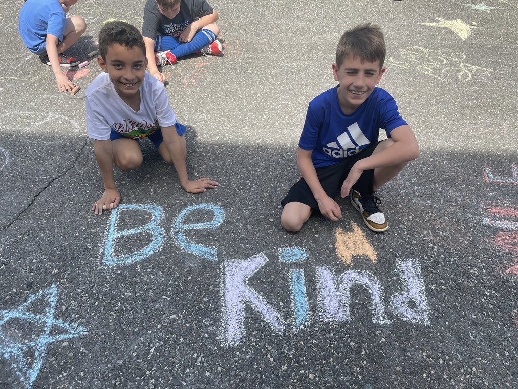 FG recognizes Autism Awareness Month, Colors In My World! We "chalked it up" by making our building shine with positive messages in collaboration with our peer buddies! #JustFocusonGrowing