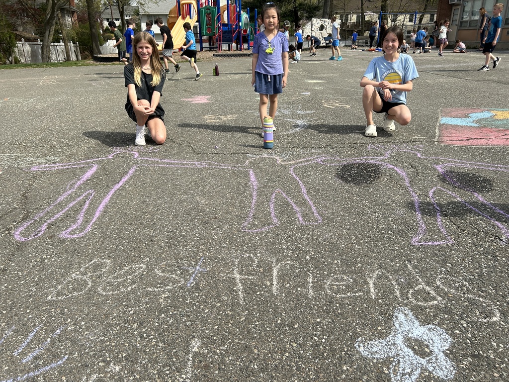 FG recognizes Autism Awareness Month, Colors In My World! We "chalked it up" by making our building shine with positive messages in collaboration with our peer buddies! #JustFocusonGrowing