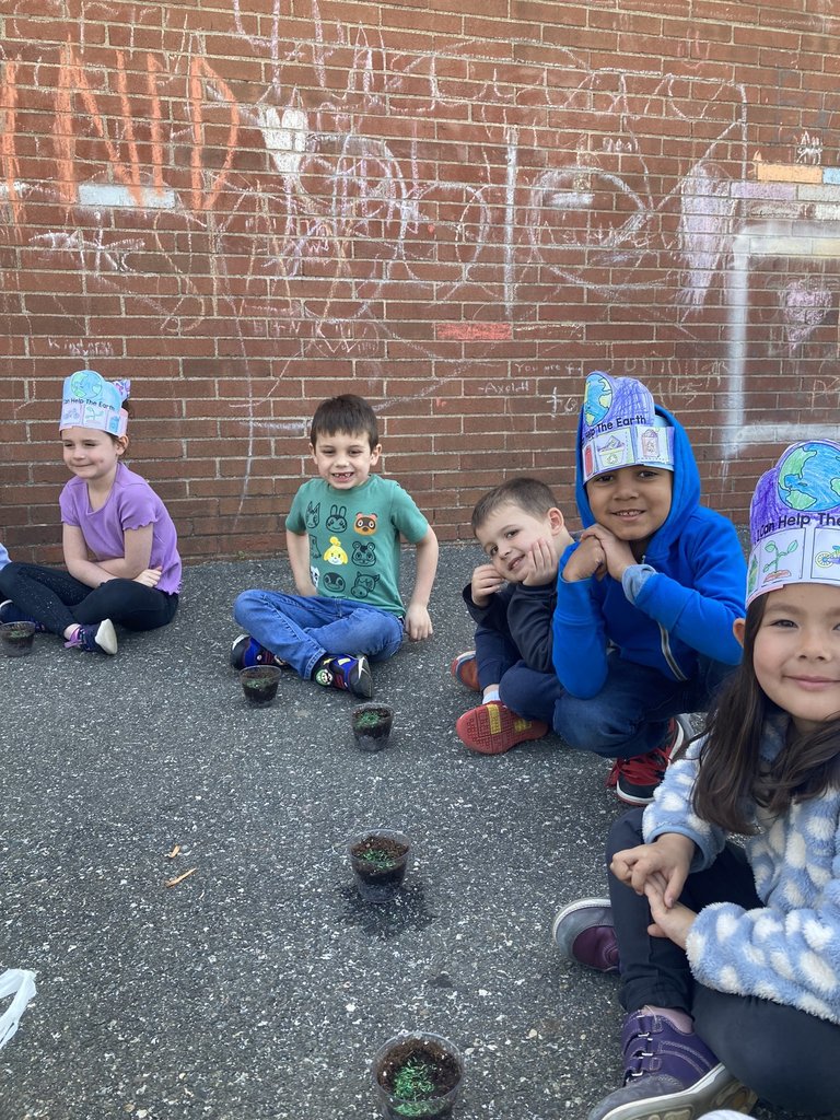 Our students created mobiles with ways we can help keep our planet clean! They even planted grass seeds after learning what plants need to survive! #JustFocusonGrowing