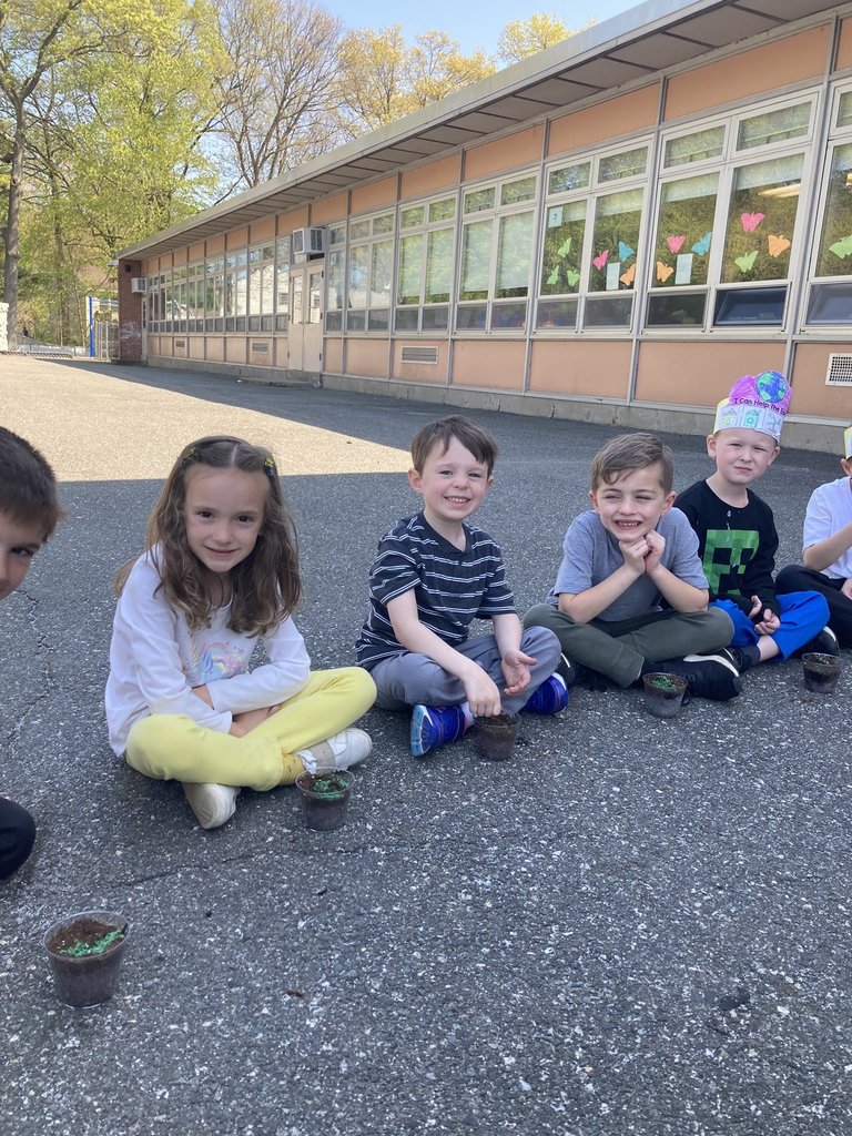 Our students created mobiles with ways we can help keep our planet clean! They even planted grass seeds after learning what plants need to survive! #JustFocusonGrowing