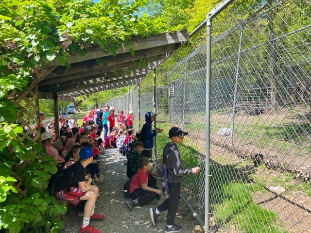 5th-grade field trip to Lakota Wolf Preserve! #JustFocusonGrowing