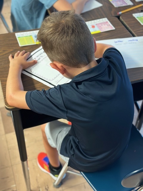 It's only day 2 and we have spotted our 2nd graders discussing and writing about their hopes and dreams for the school year! The visions for their future will fuel our instruction!#JustFocusonGrowing