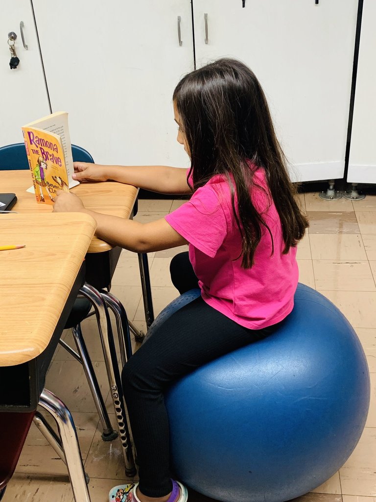 Our 3rd graders were spotted independently reading while utilizing flexible seating in their classroom. While enhancing their comfort and prompting self-directed learning, our students are enjoying their love of reading! #JustFocusonGrowing
